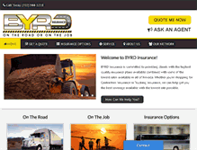 Tablet Screenshot of byrd-insurance.com